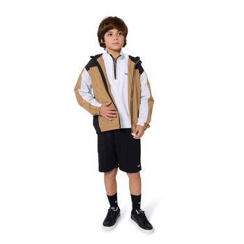 Boys Black Logo Shorts