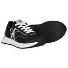 Black & White Logo Trainers, 1, hi-res