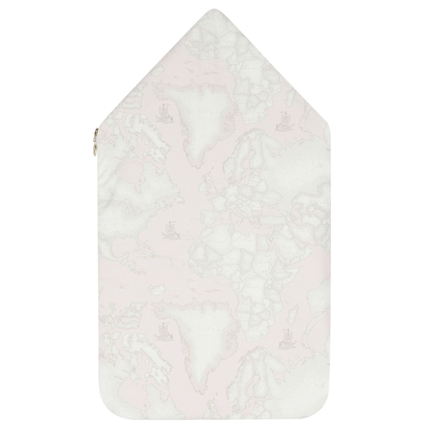 Baby Girls Pink & Ivory Geo Map Nest, 1, hi-res