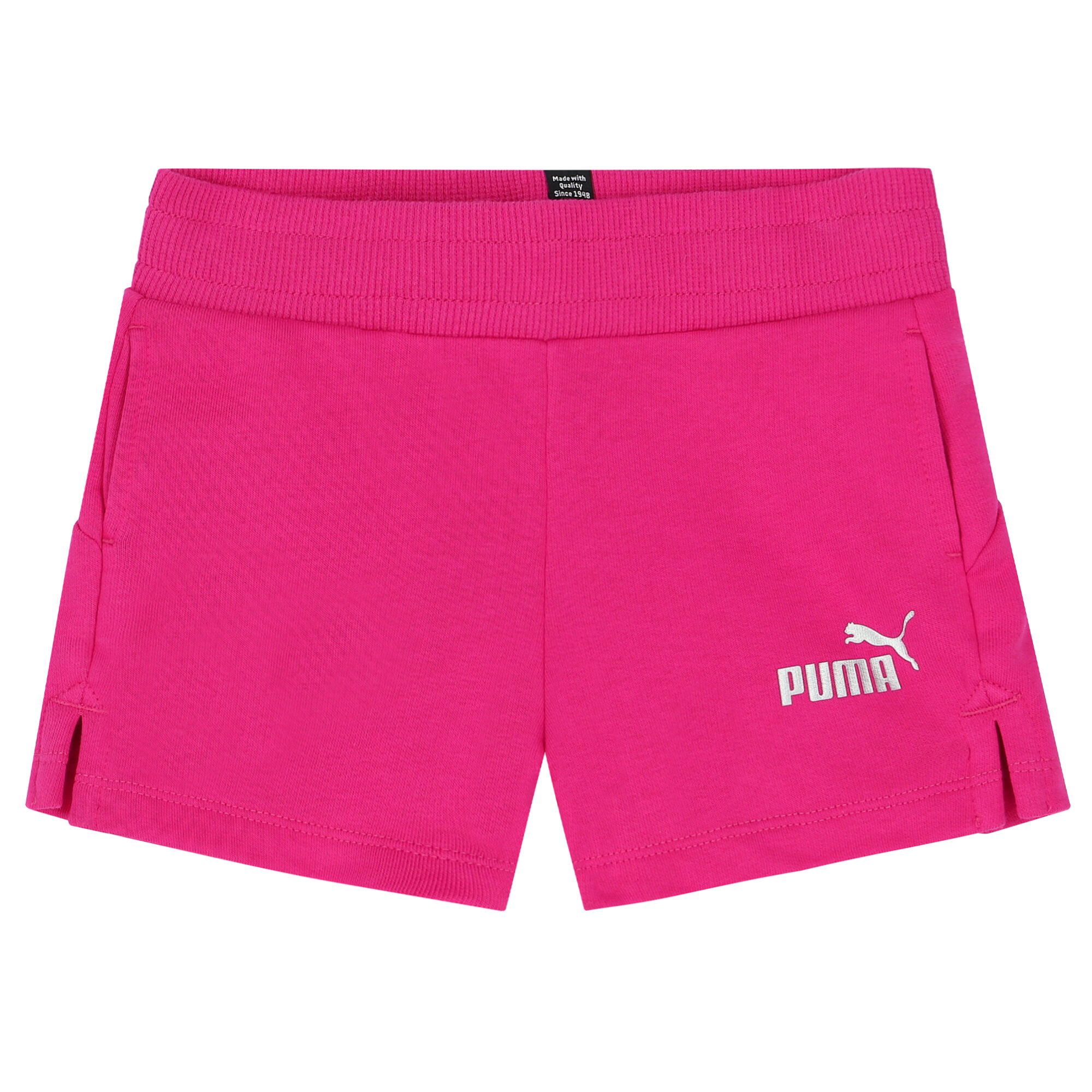 Pink puma shorts best sale