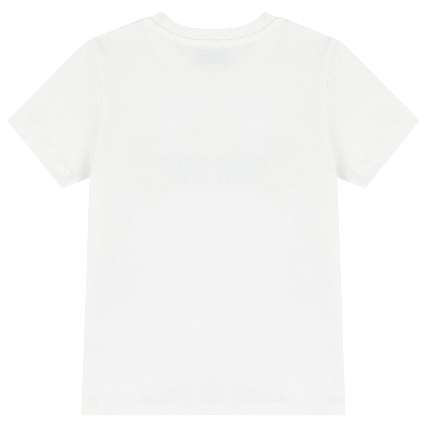 White Teddy Bear Logo T-Shirt, 1, hi-res