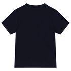 Baby Boys Navy Blue Polo Bear T-Shirt, 1, hi-res