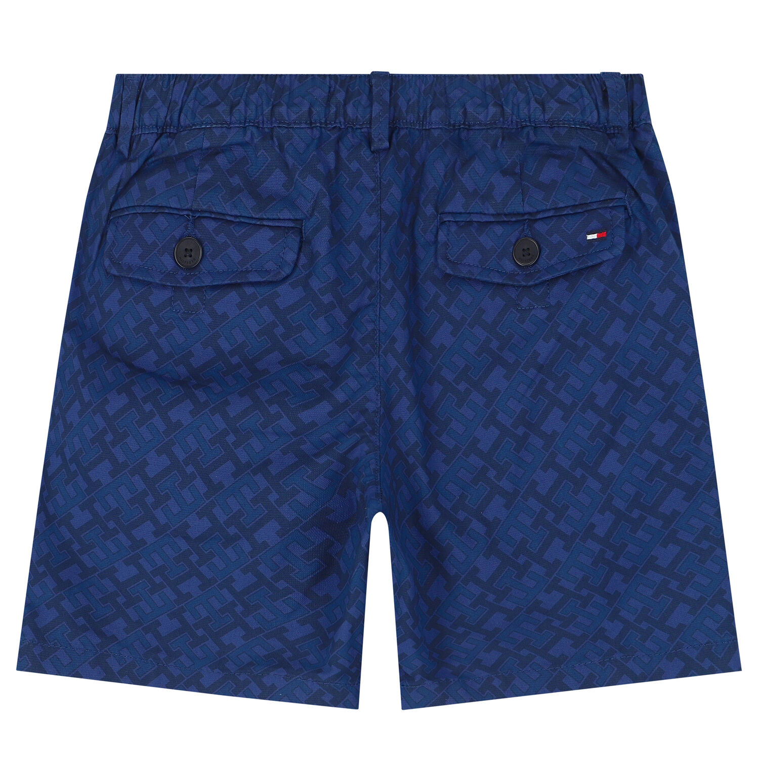 Boys Navy Blue Logo Shorts, 1, hi-res image number null