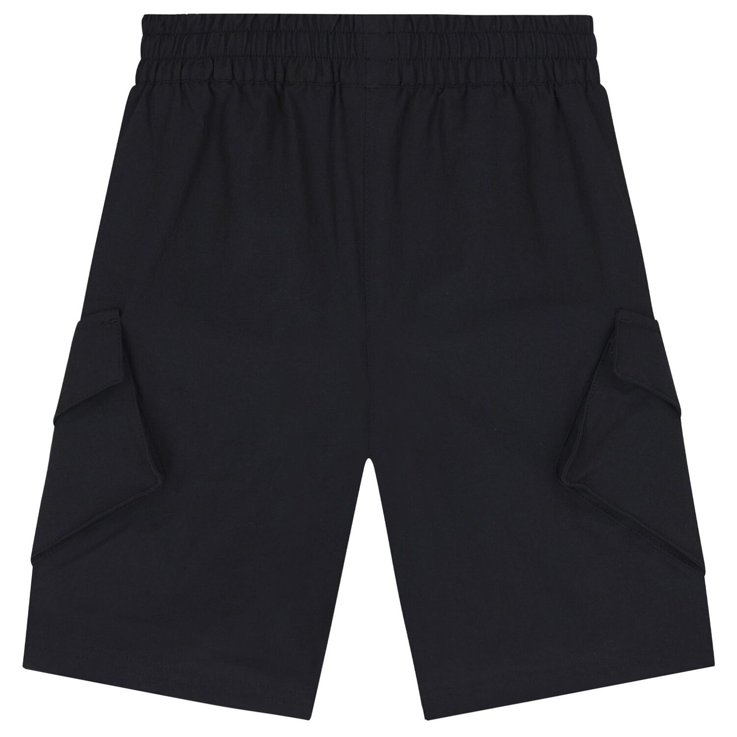 Boys Black Logo Shorts, 2, hi-res