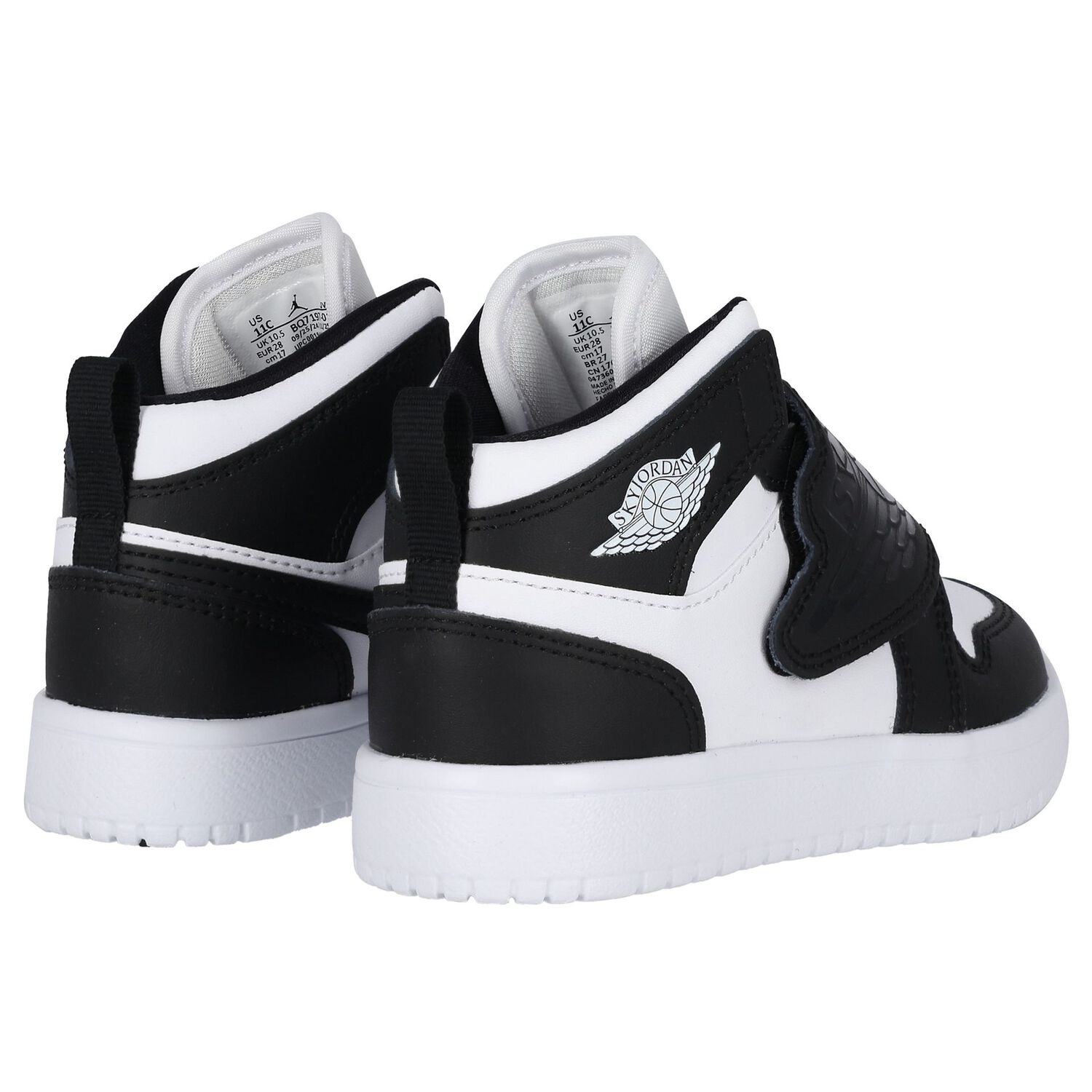 White & Black Sky Jordan 1 Trainers, 1, hi-res