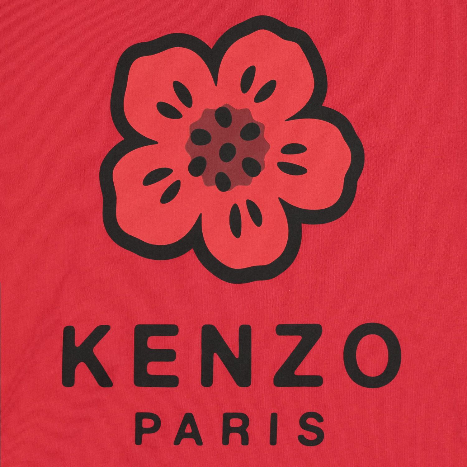 Red Logo Flowers T-Shirt, 1, hi-res