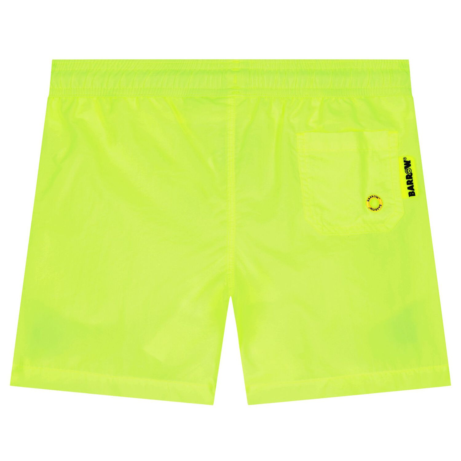 Boys Neon Green Logo Swim Shorts, 1, hi-res image number null