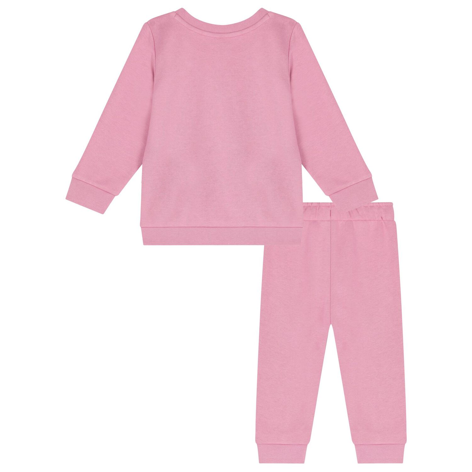 Younger Girls Pink Logo Tracksuit, 2, hi-res