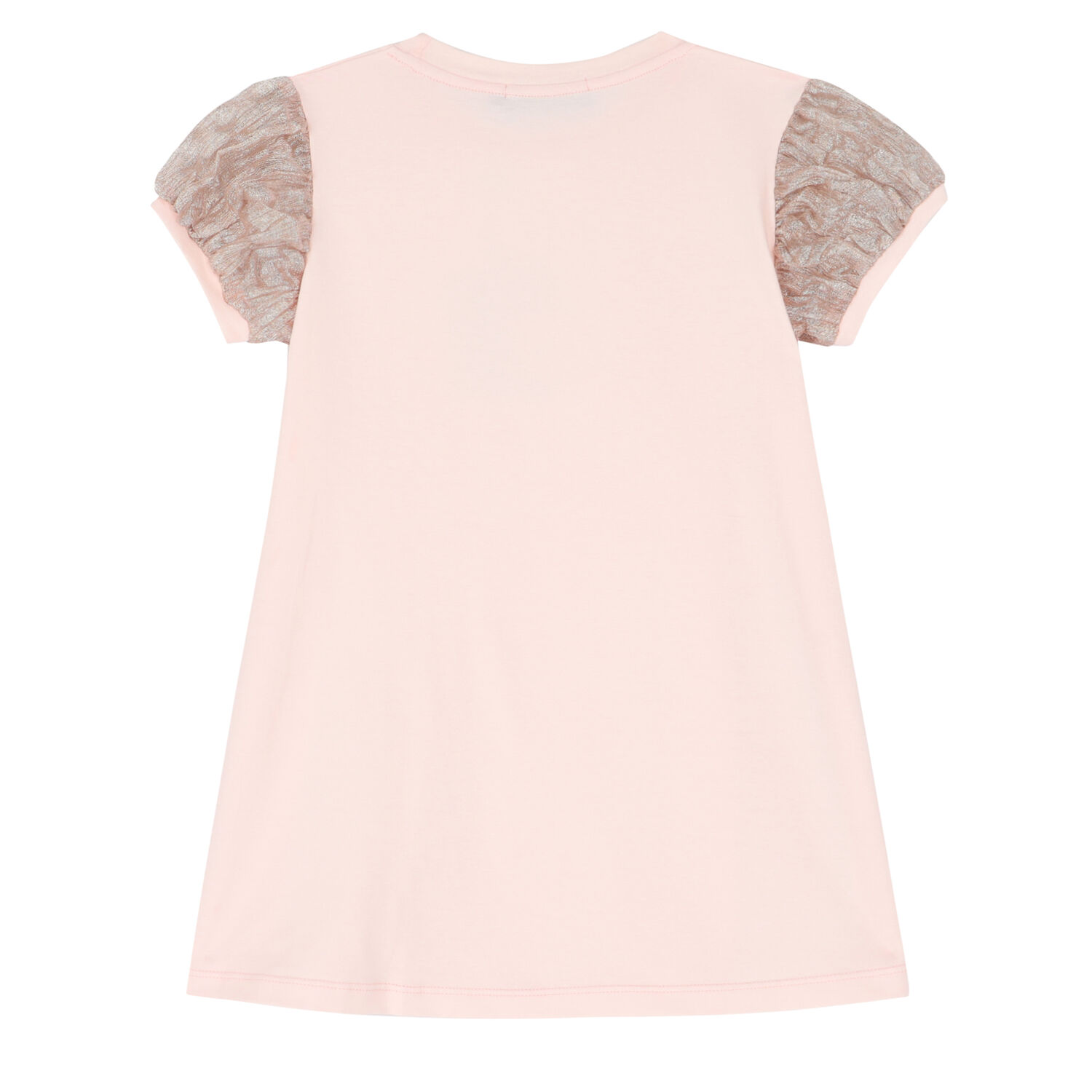 Girls Pink Logo Dress, 1, hi-res