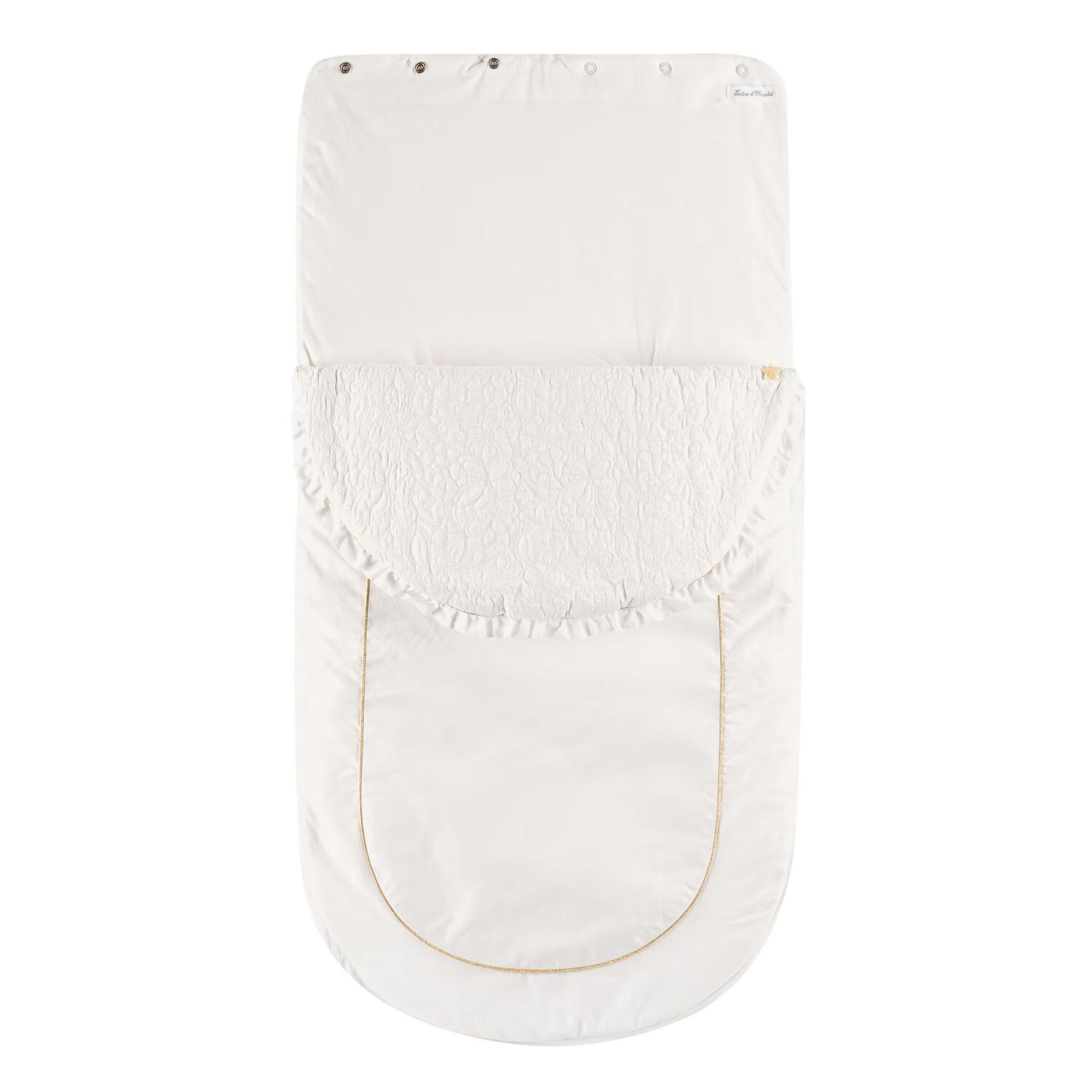 White & Gold Baby Nest, 2, hi-res