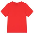 Boys Red & Black Logo Shorts Set, 2, hi-res