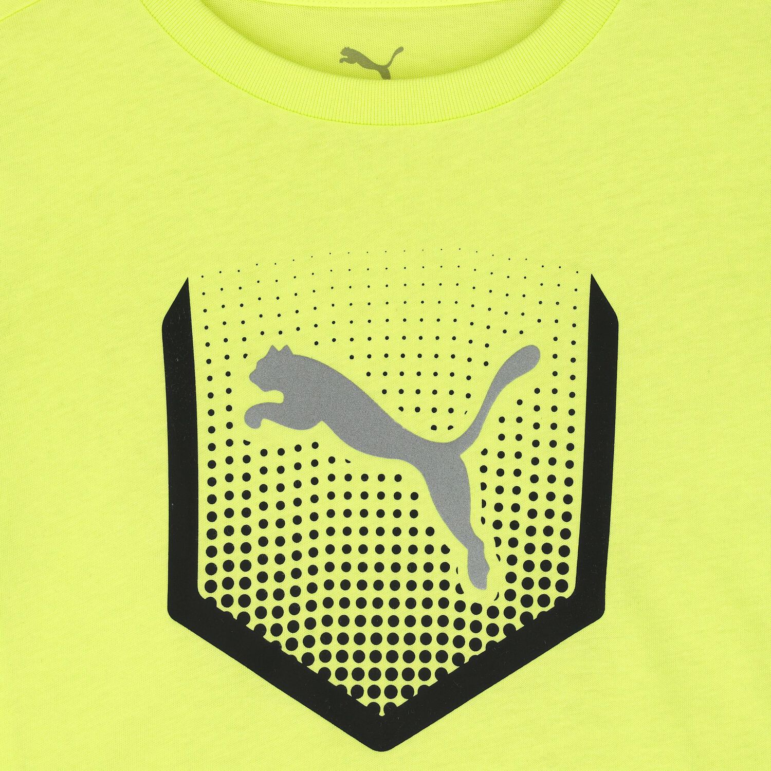 Boys Neon Yellow Logo T-Shirt, 1, hi-res image number null
