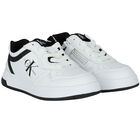 White Logo Trainers, 1, hi-res