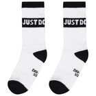 White & Black Logo Socks ( 3-Pack ), 1, hi-res