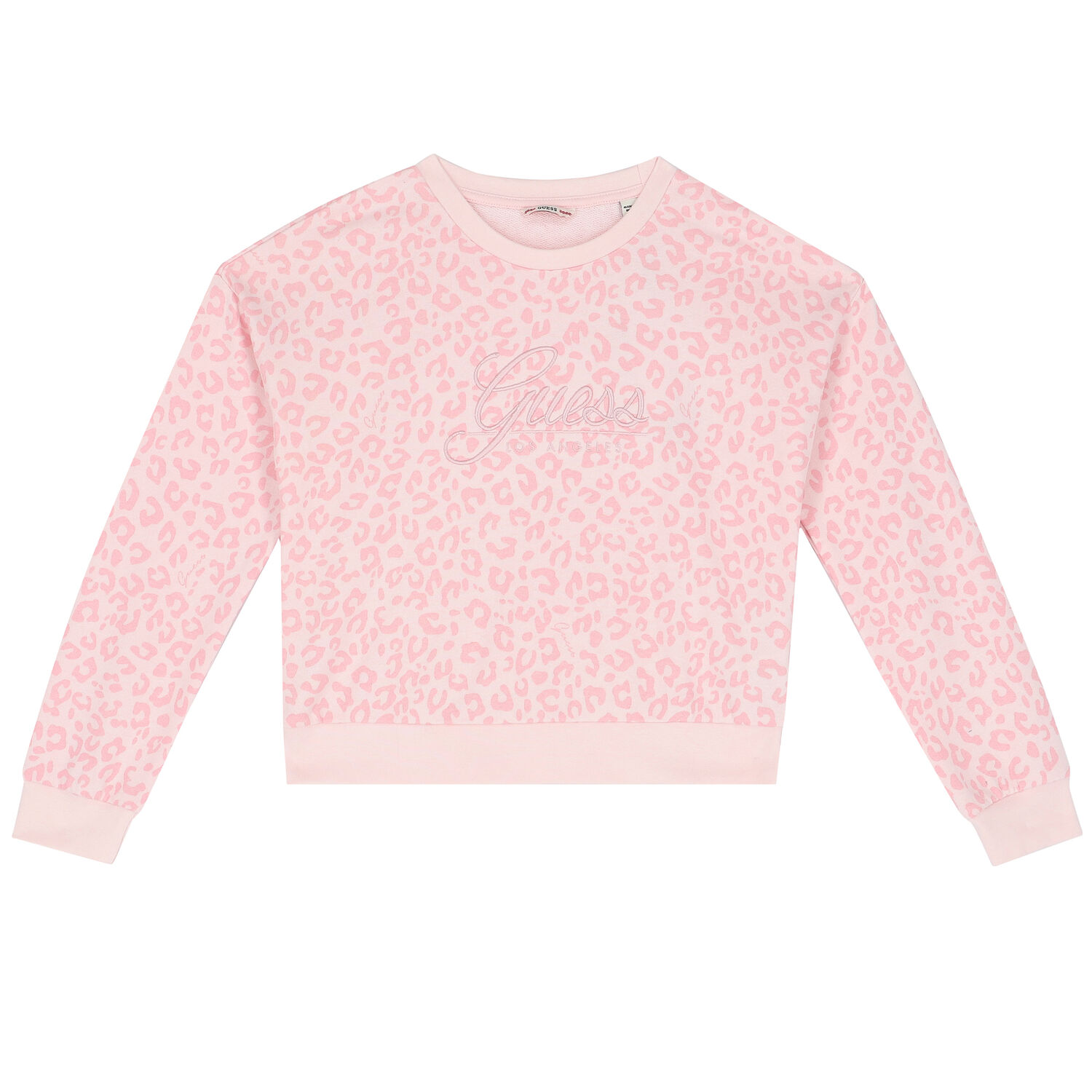 Girls Pink Logo Sweatshirt, 2, hi-res