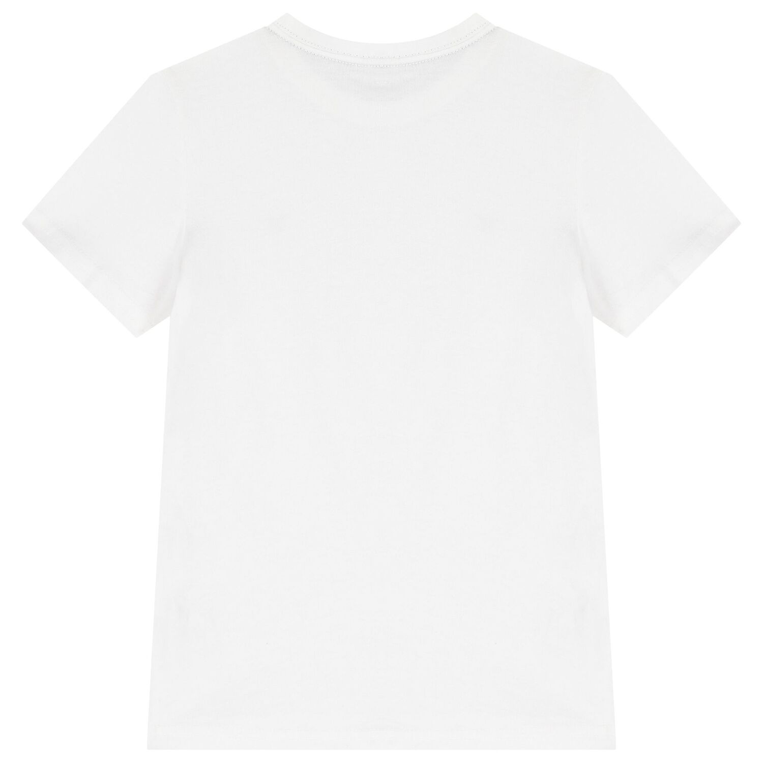 Boys Navy & White Cotton Logo T-Shirts ( 2-Pack ), 1, hi-res