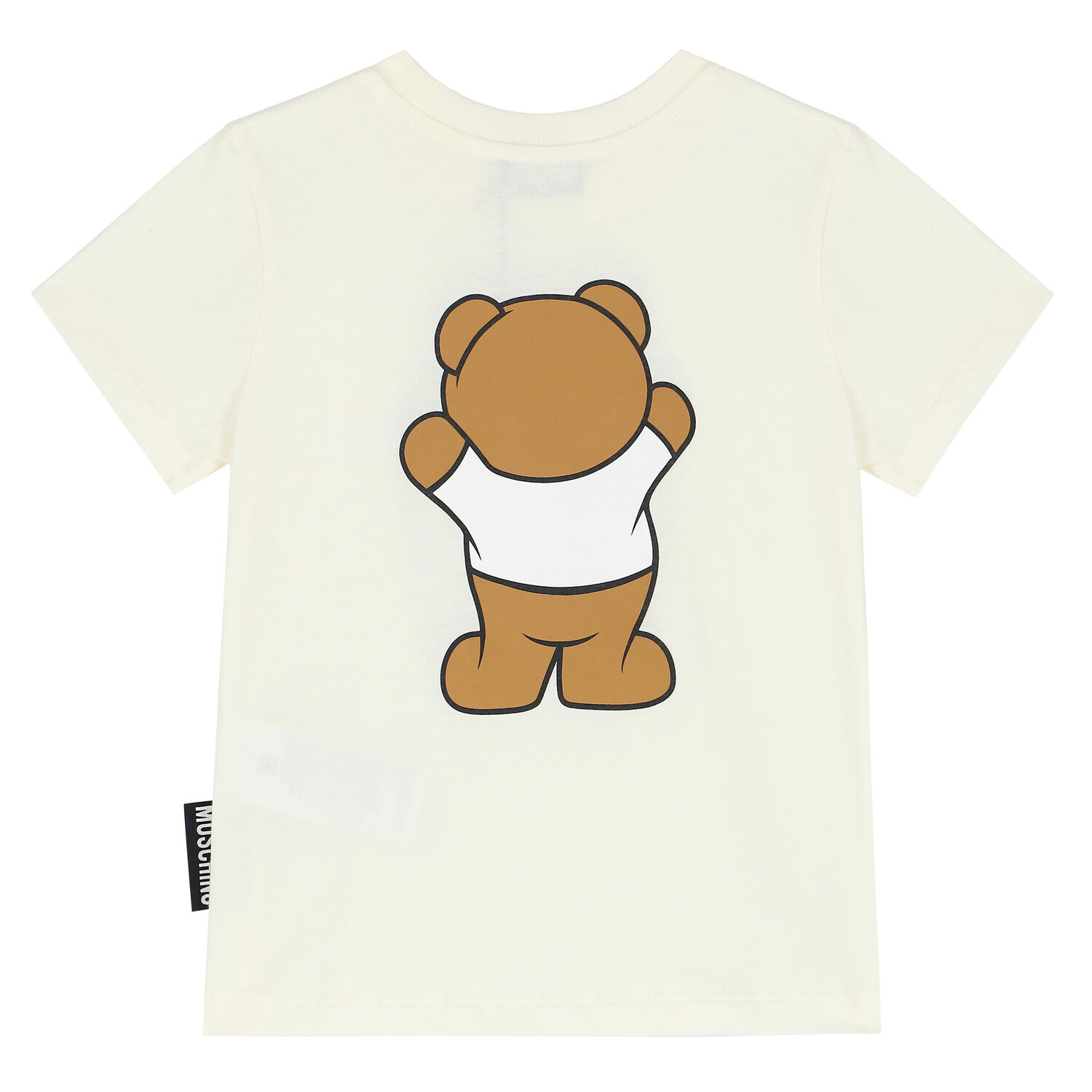 Ivory Teddy Bear Logo T-Shirt, 2, hi-res