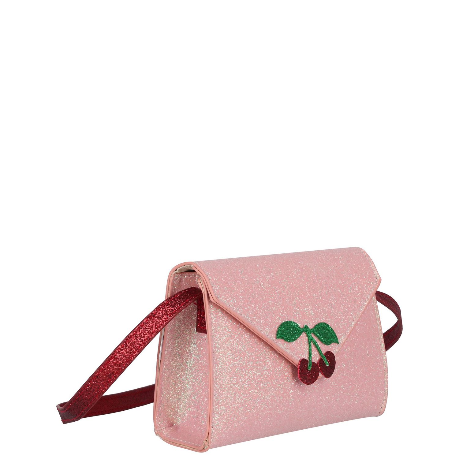 Girls Pink Cherry Handbag, 1, hi-res