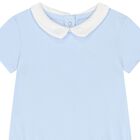 Baby Boys Blue Bodysuit, 1, hi-res