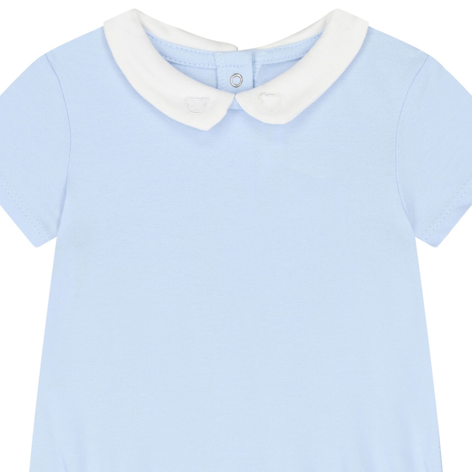 Baby Boys Blue Bodysuit, 1, hi-res