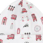 Baby Boys White Lively London Hat, 1, hi-res