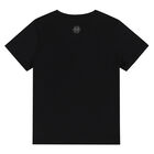 Boys Black Logo T-Shirt, 3, hi-res