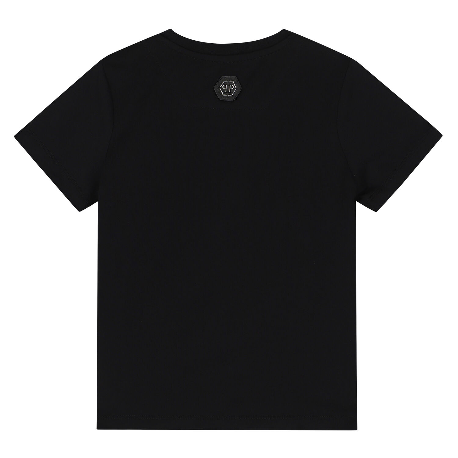 Boys Black Logo T-Shirt, 3, hi-res