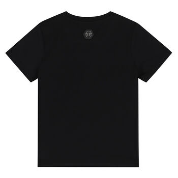 Boys Black Logo T-Shirt