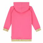 Girls Pink Sweatshirt Dress, 1, hi-res