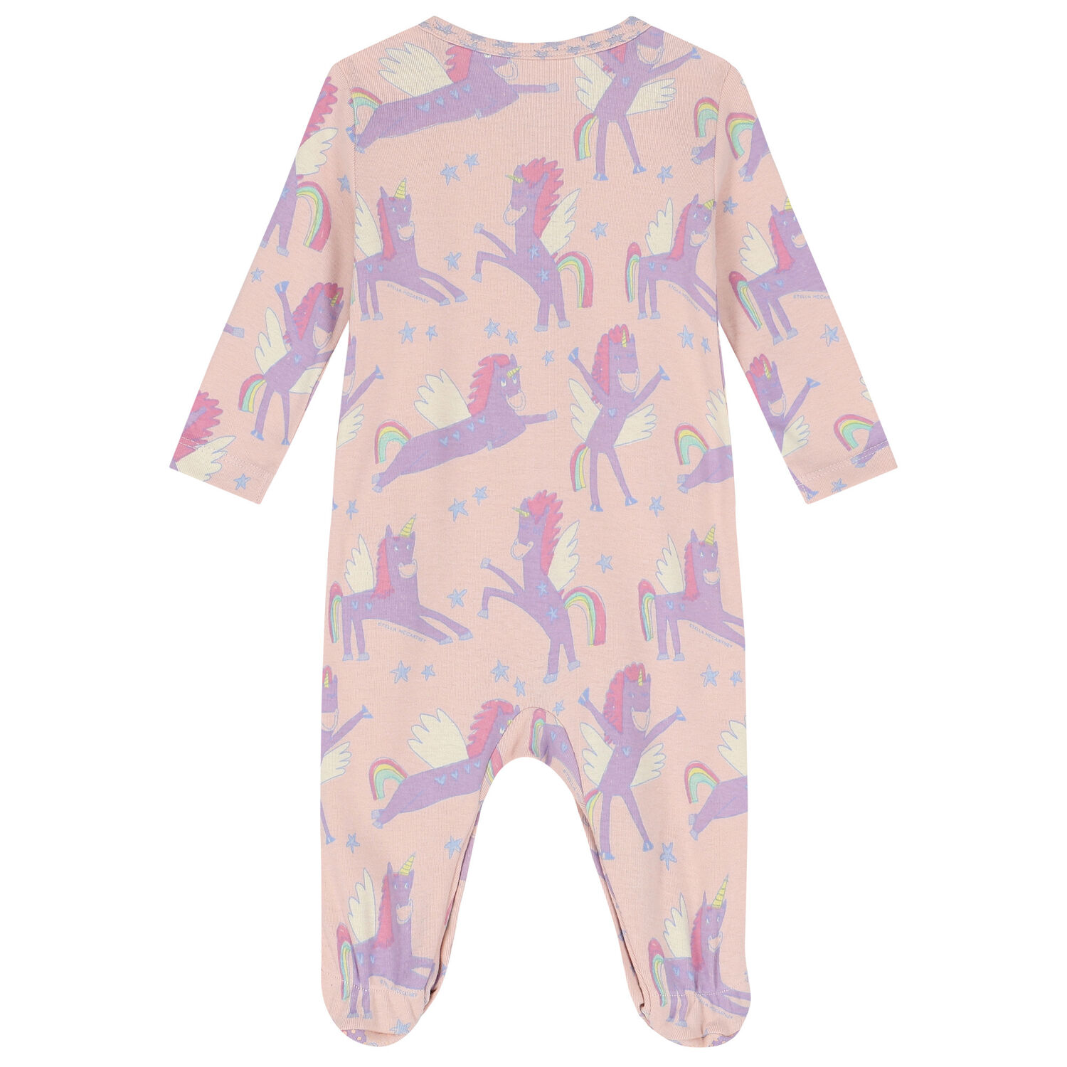 Baby Girls Pink Unicorn Babygrow Set, 1, hi-res