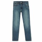 Boys Blue Denim Pants, 1, hi-res