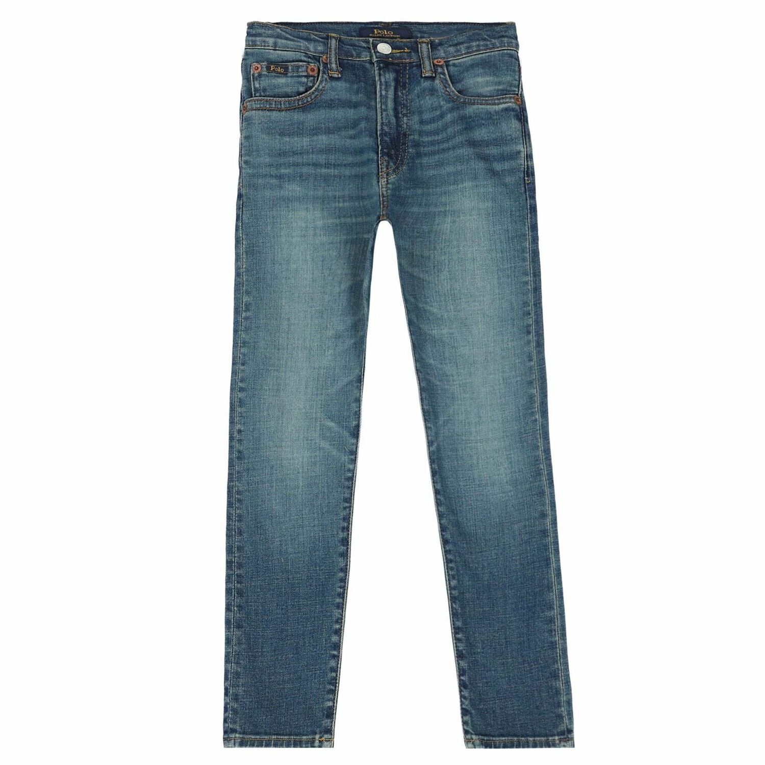 Boys Blue Denim Pants, 1, hi-res