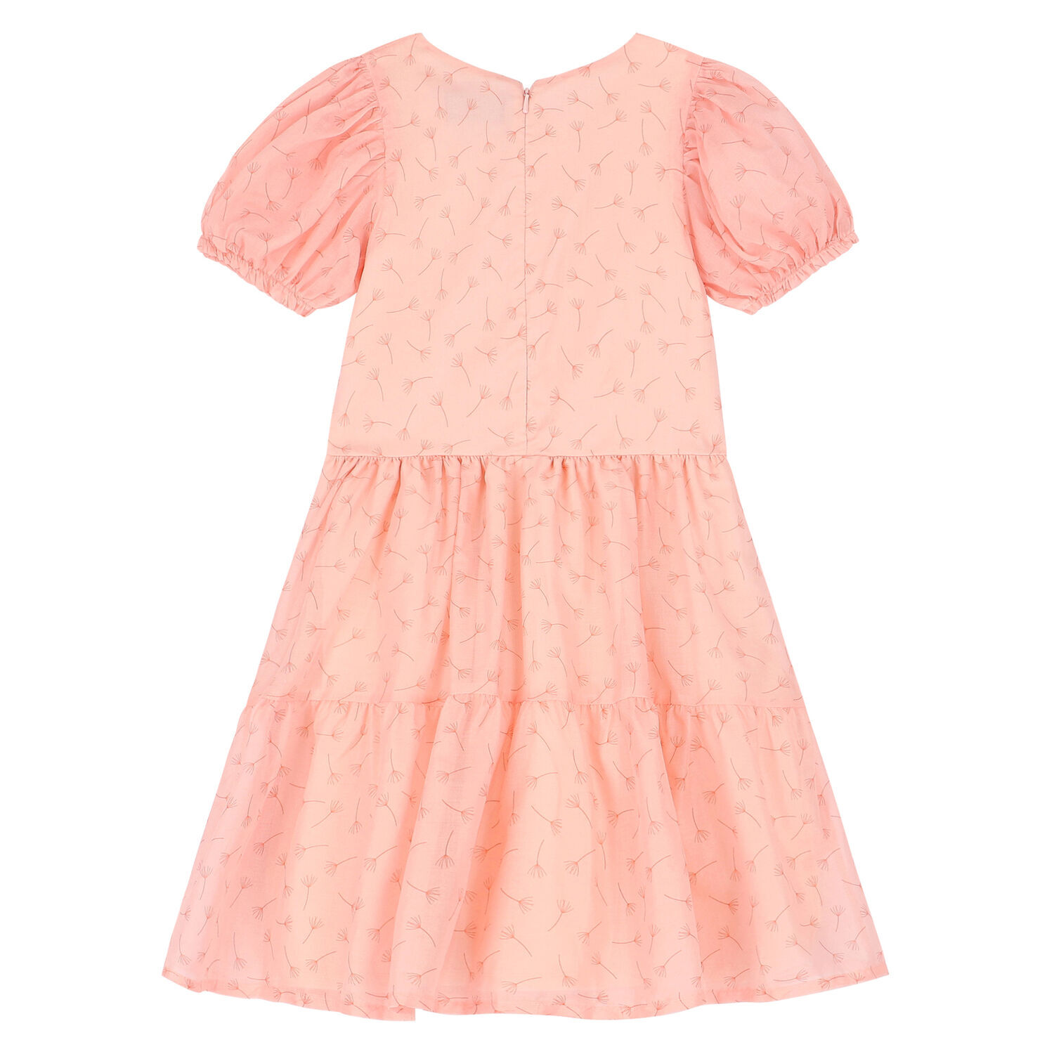 Girls Pink Logo Special Occasion Dress, 1, hi-res