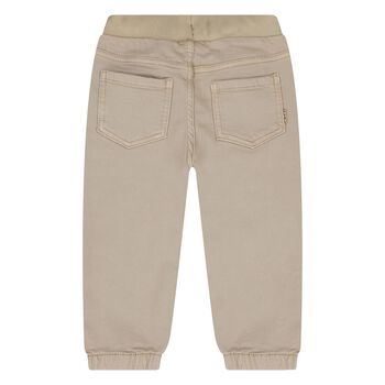 Younger Boys Beige Joggers