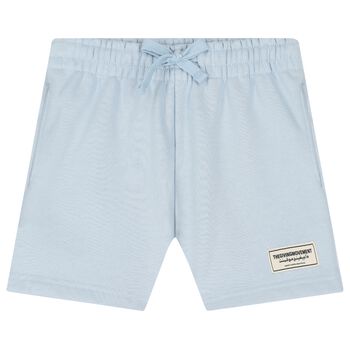 Light Blue Logo Shorts