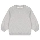 Girls Grey Logo Sweatshirt, 1, hi-res