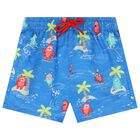Younger Boys Red & Blue Swim Shorts Set, 1, hi-res