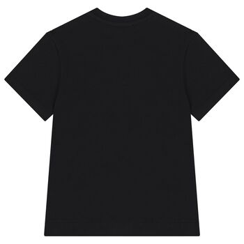 Girls Black Logo T-Shirt