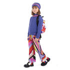 Girls Multi-Coloured Iride Leggings, 1, hi-res