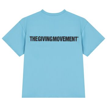 Blue Softskin Oversized Fit T-Shirt