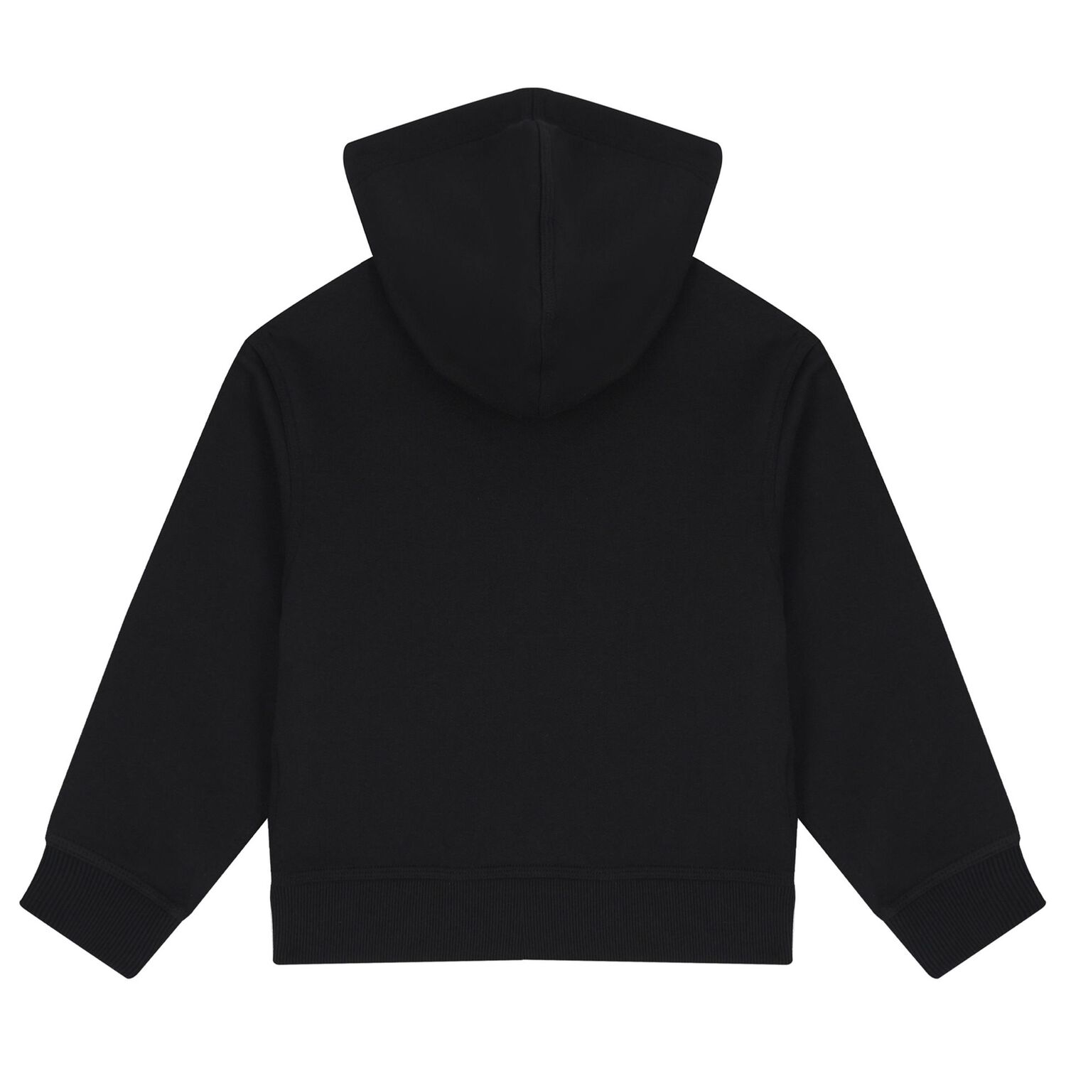 Boys Black EKD Logo Zip Up Hooded Top, 1, hi-res image number null