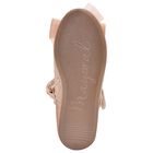 Girls Rose Gold Bow Glitter Shoes, 2, hi-res