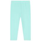 Girls White & Green Leggings Set, 2, hi-res