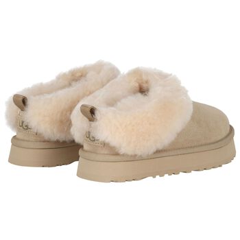 Girls Sand Tazzelle Suede Mules