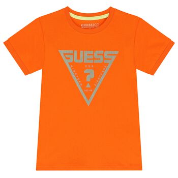 Bright Orange Logo T-Shirt