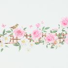 Baby Girls White & Pink Floral Blanket, 1, hi-res