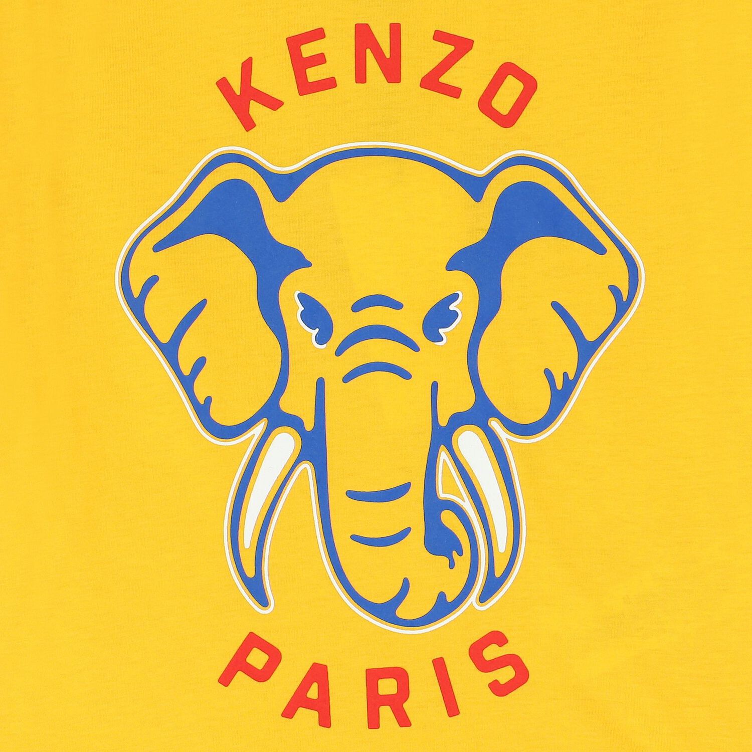 Boys Yellow Elephant Logo T-Shirt, 2, hi-res