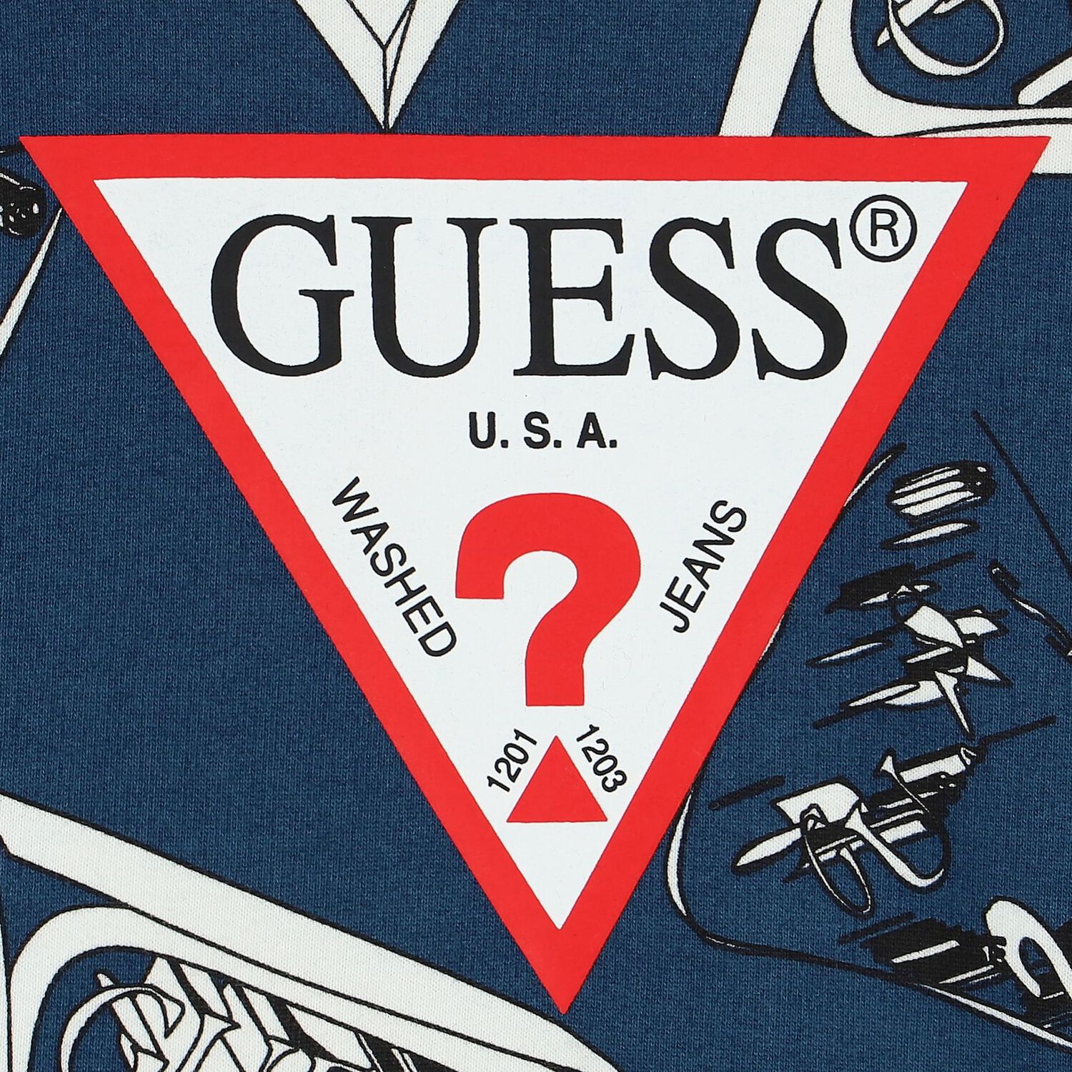 Boys Blue Logo Sweatshirt, 1, hi-res