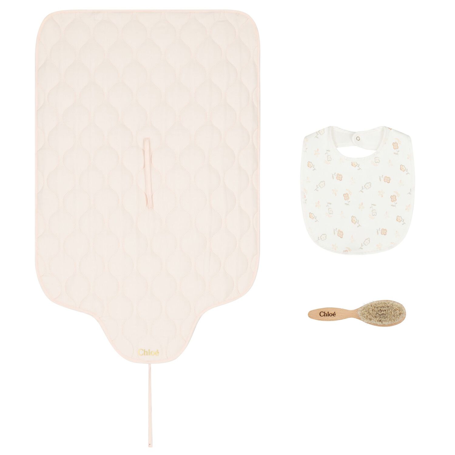 Baby Girls Pink & Ivory Gift Set, 1, hi-res