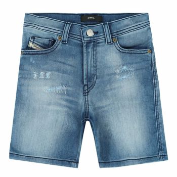 Boys Blue Denim Shorts